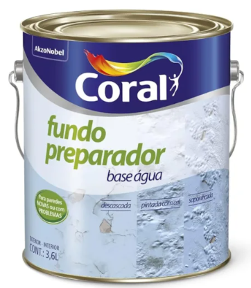 Fundo Preparador Base Água Coral