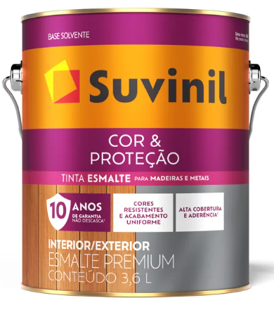 Tinta Esmalte Cor & Proteção Brilhante Suvinil