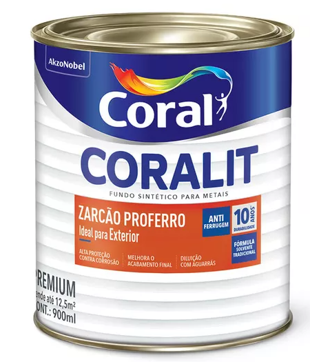 Coralit Fundo Zarcão Proferro Coral